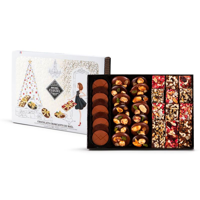 Coffret Chocolats Croquant de Noël de Michel Cluizel