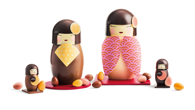 Les poupées japonaises de Pierre Marcolini