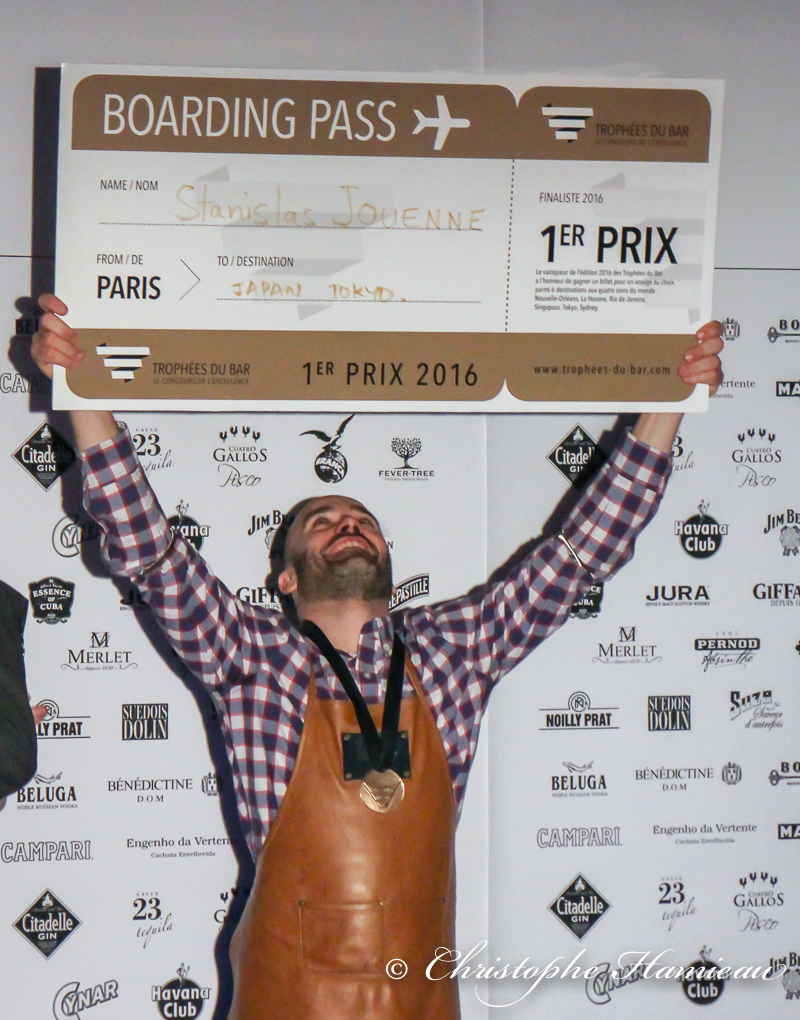 Stan Jouenne vient de remporter Les Trophées du Bar 2016