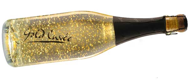 Gold Cuvée, un vin pétillant empli de paillettes d’or !