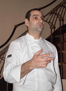 Thomas Boullault Chef du restaurant l'Arôme à Paris