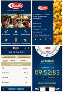 iPasta de Barilla l’application smartphone pour réussir vos pâtes