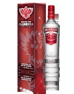 La vodka Smirnoff scintille avec Madonna