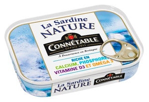 La sardine nature Connétable