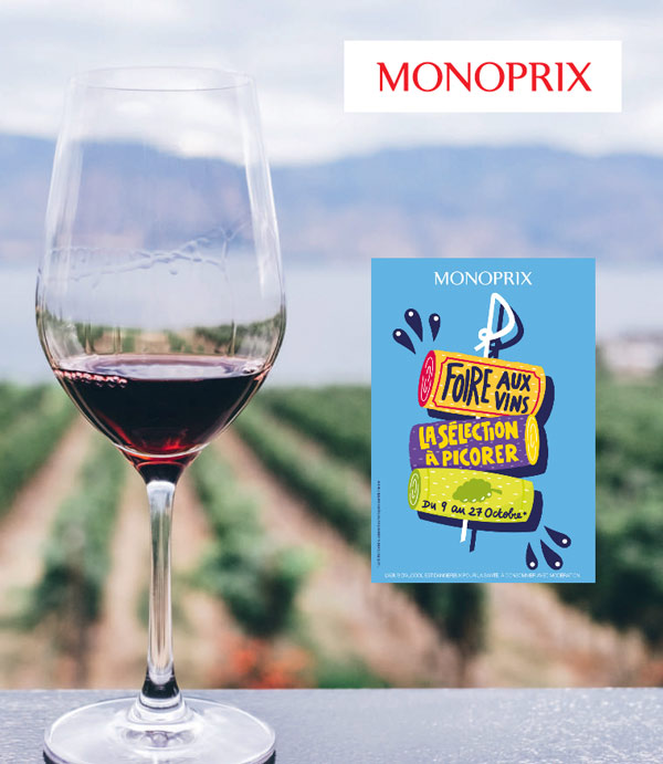 Foire aux vins Monoprix, notre sélection