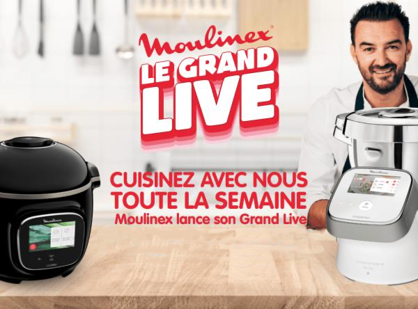 Moulinex invite la France à son Grand Live