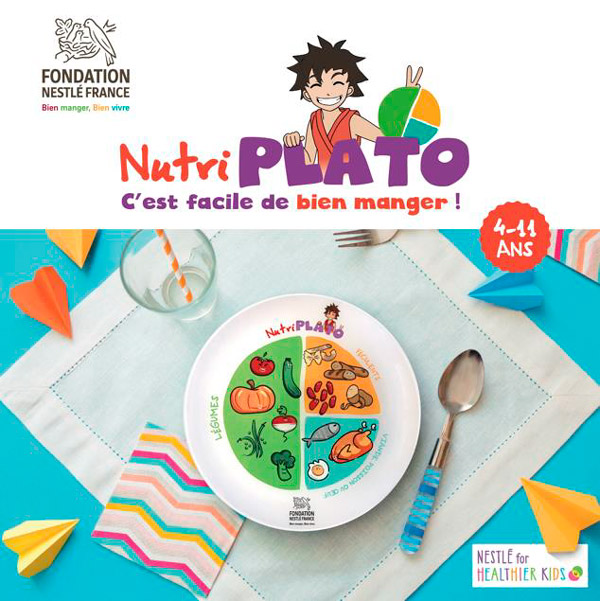 Nutriplato le Kit de la Fondation Nestlé France pour les enfants