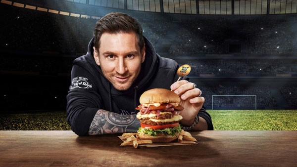 Le Hard Rock Cafe lance son Messi Burger
