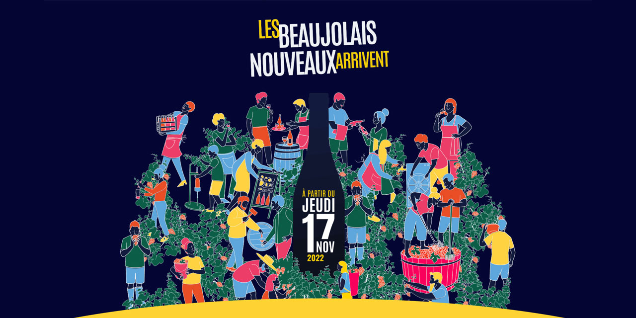 A minuit, on fête le Beaujolais Nouveau 2022 !