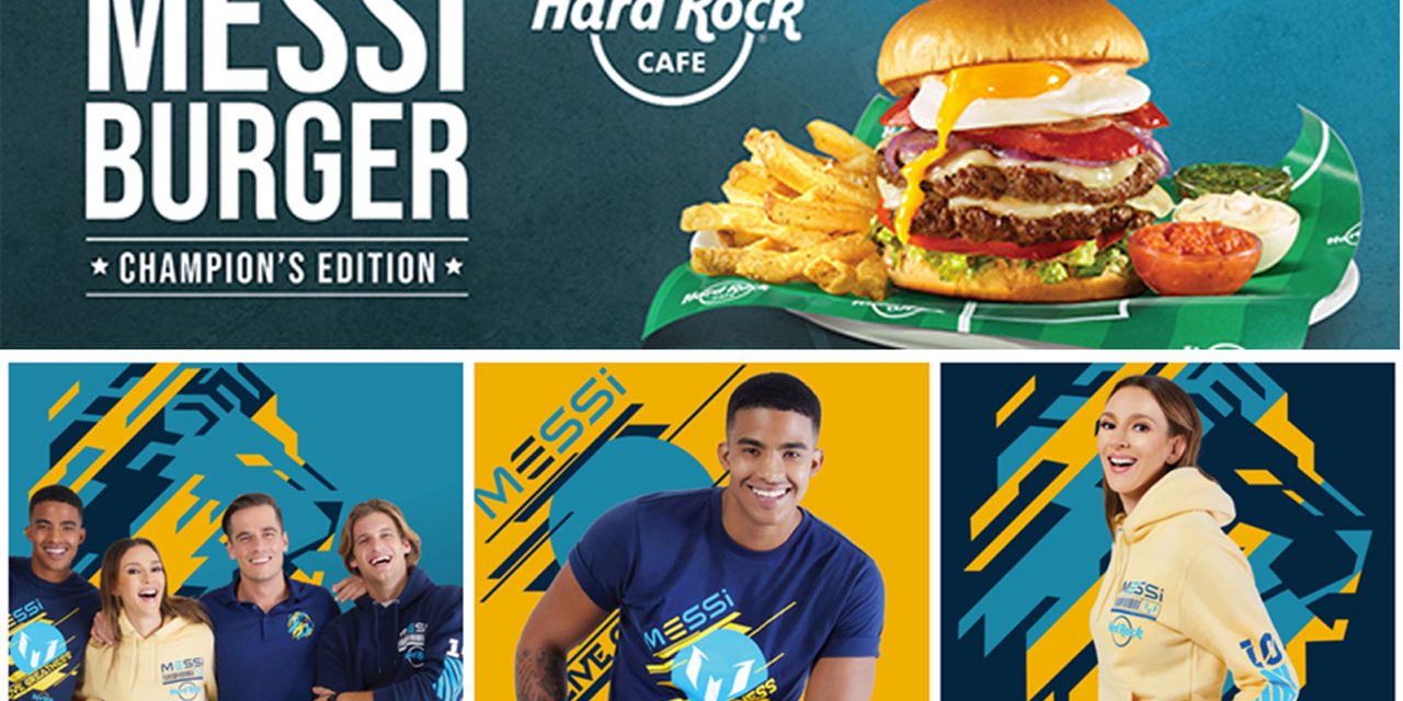 Messi Burger Champion’s Edition au Hard Rock Cafe