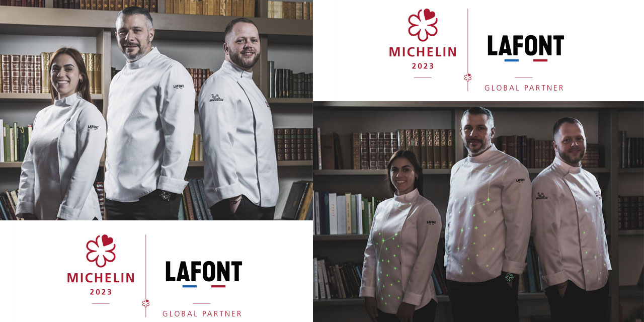 Lafont et L-M de Castelbajac pour le Guide Michelin