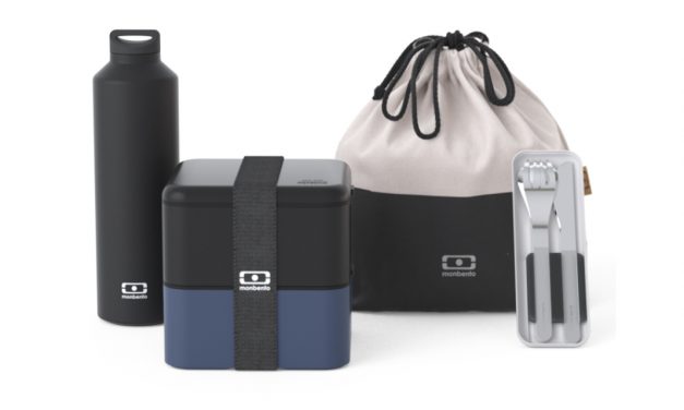 Kit lunchbox Midnight Onyx pour repas nomades