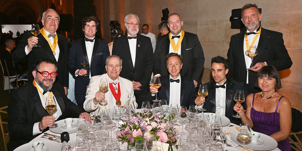 La Maison Gosset intronise Stéphane Bern, Guillaume Gomez et Fabrice Sommier