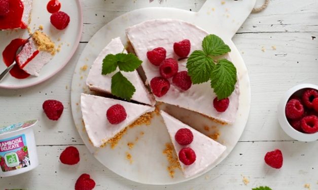 Cheesecake framboise Les 2 Vaches