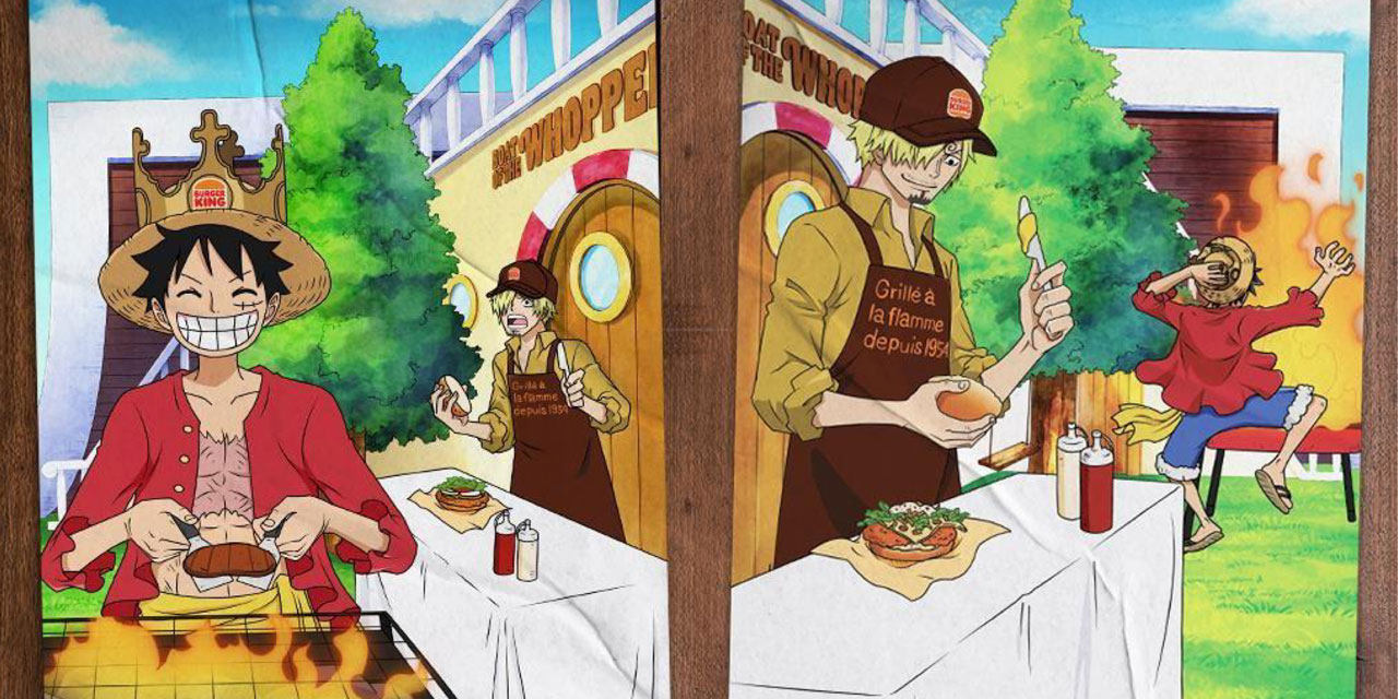 One Piece en force chez Burger King