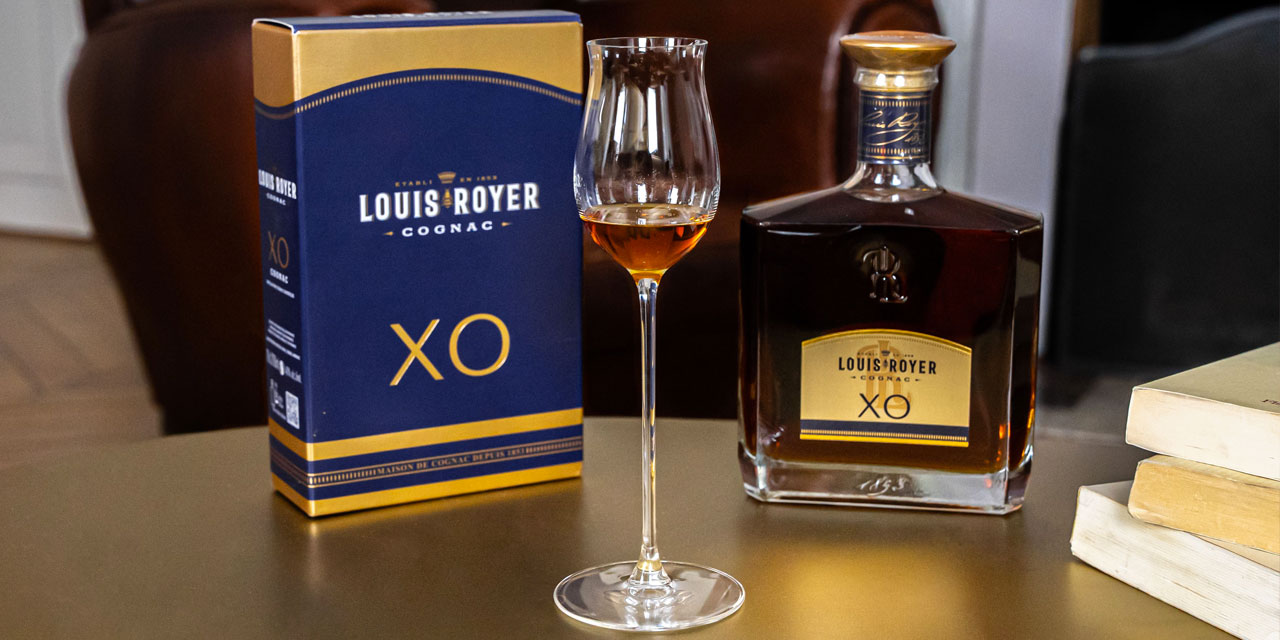 Cognac XO Louis Royer. Bouteille du WE