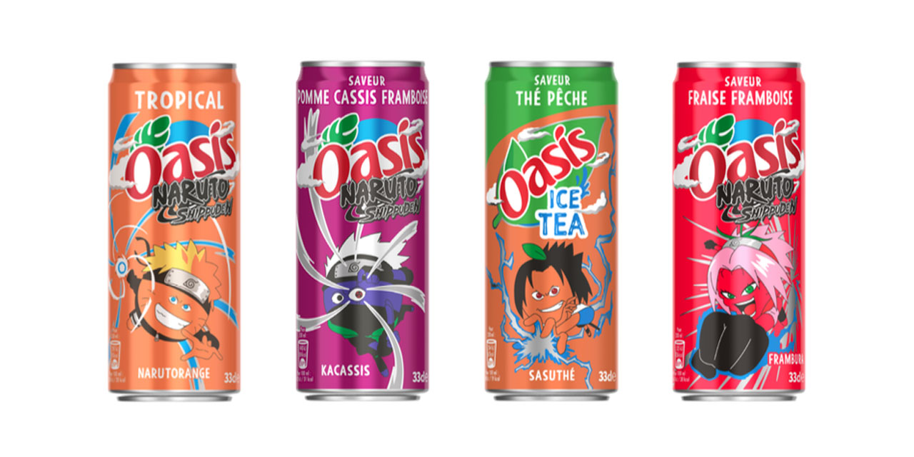 Oasis et Naruto Shippuden s’associent pour deux mois !