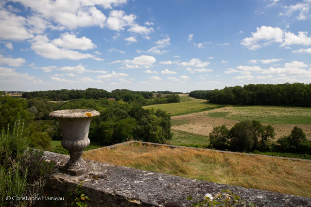 La jolie vue du Château Arton