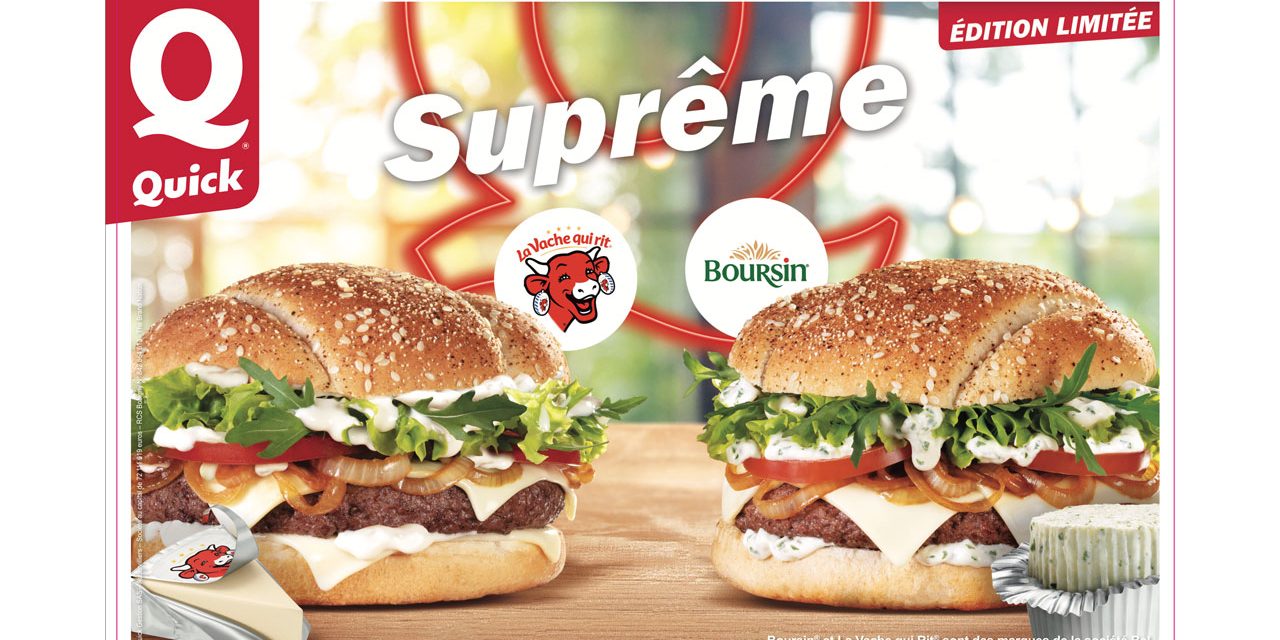 Quick lance le Suprême Boursin et le Suprême La Vache qui rit