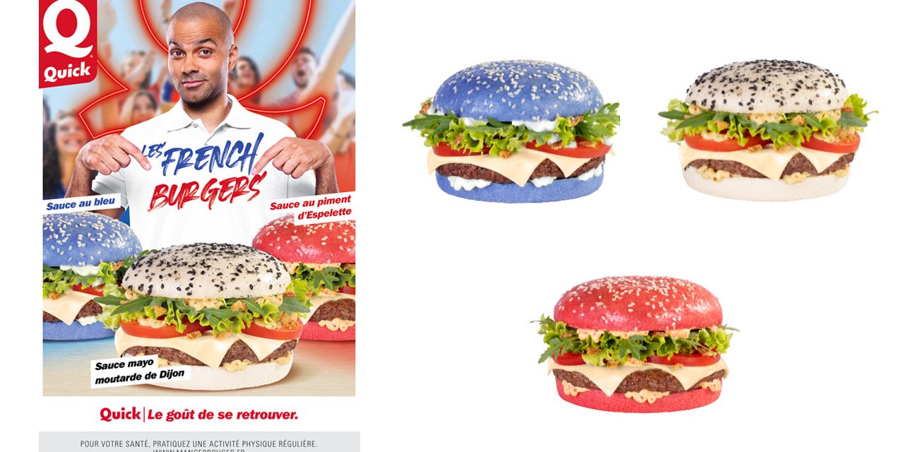 Tony Parker et les French Burgers de Quick