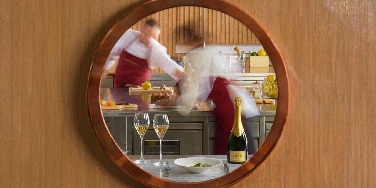 Le champagne Krug invite en haute cuisine