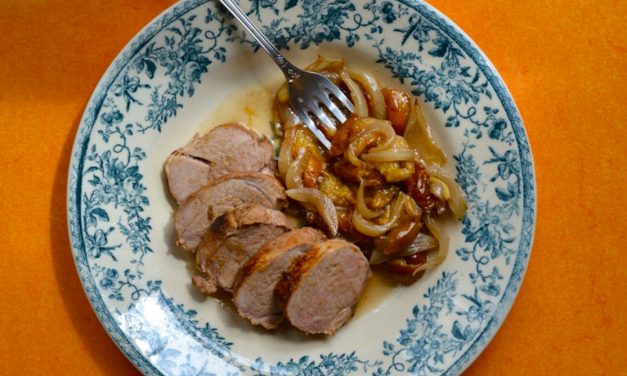 Filet mignon aux mirabelles et aux épices