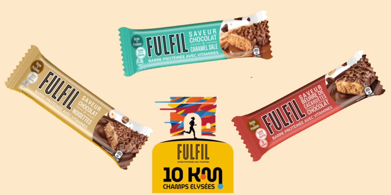 Les barres protéinées FULFIL pour les 10km des Champs-Élysées