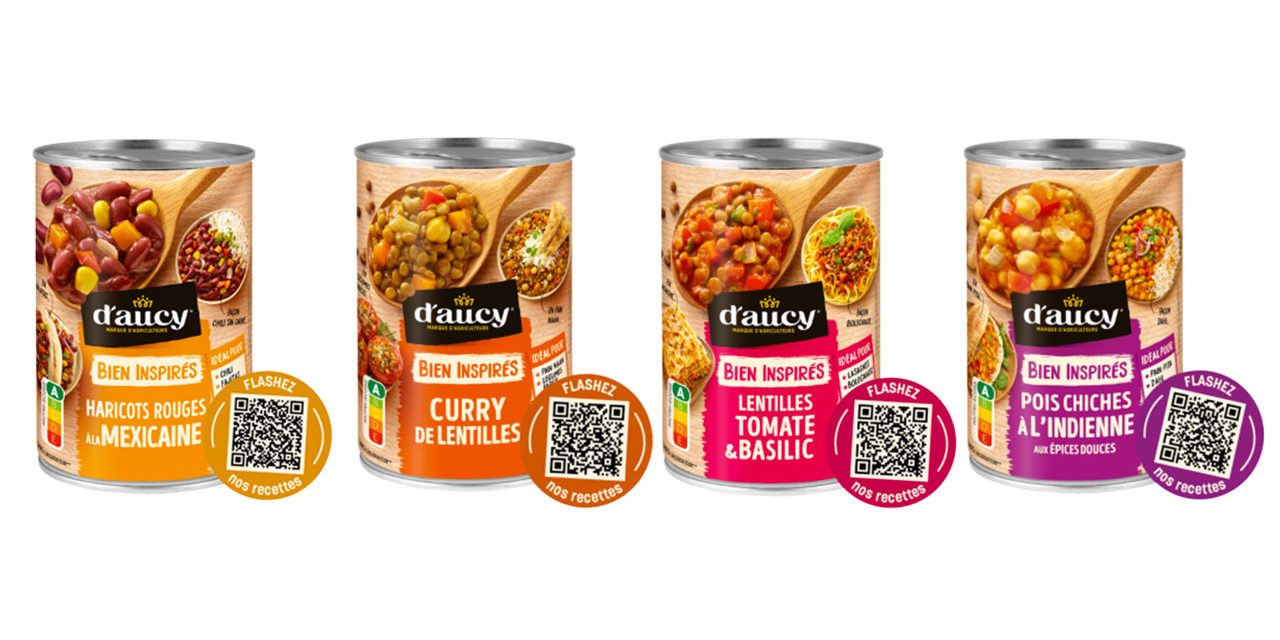 d’aucy innove avec des légumineuses