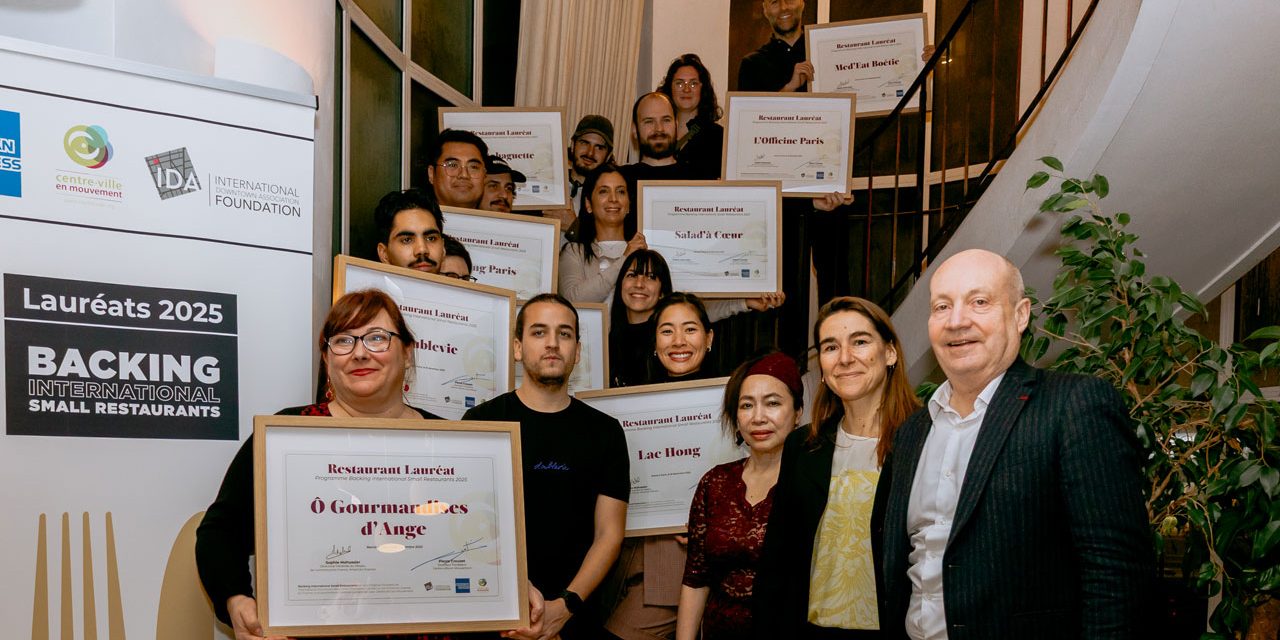 Les lauréats du programme Backing International Small Restaurants France