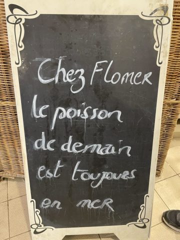 Tout est dit : à la poissonnerie Flomer… la mer se décline en « frais du jour »