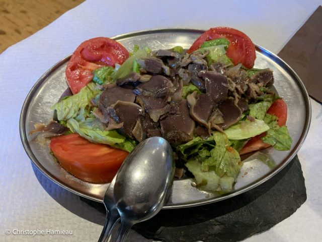 Salade de gésiers au Breuil