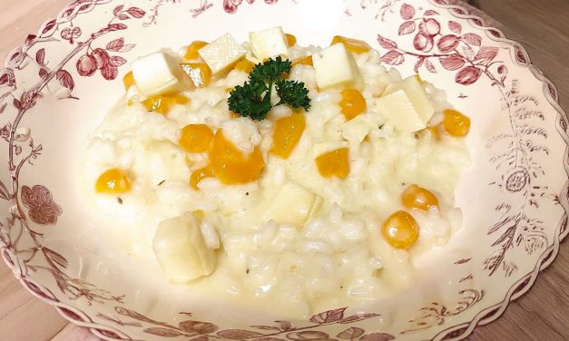 Risotto à la courge butternut et au Reblochon