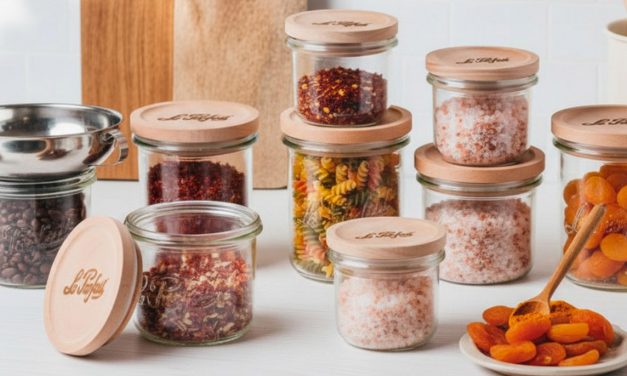 La gamme de bocaux édition bois Le Parfait