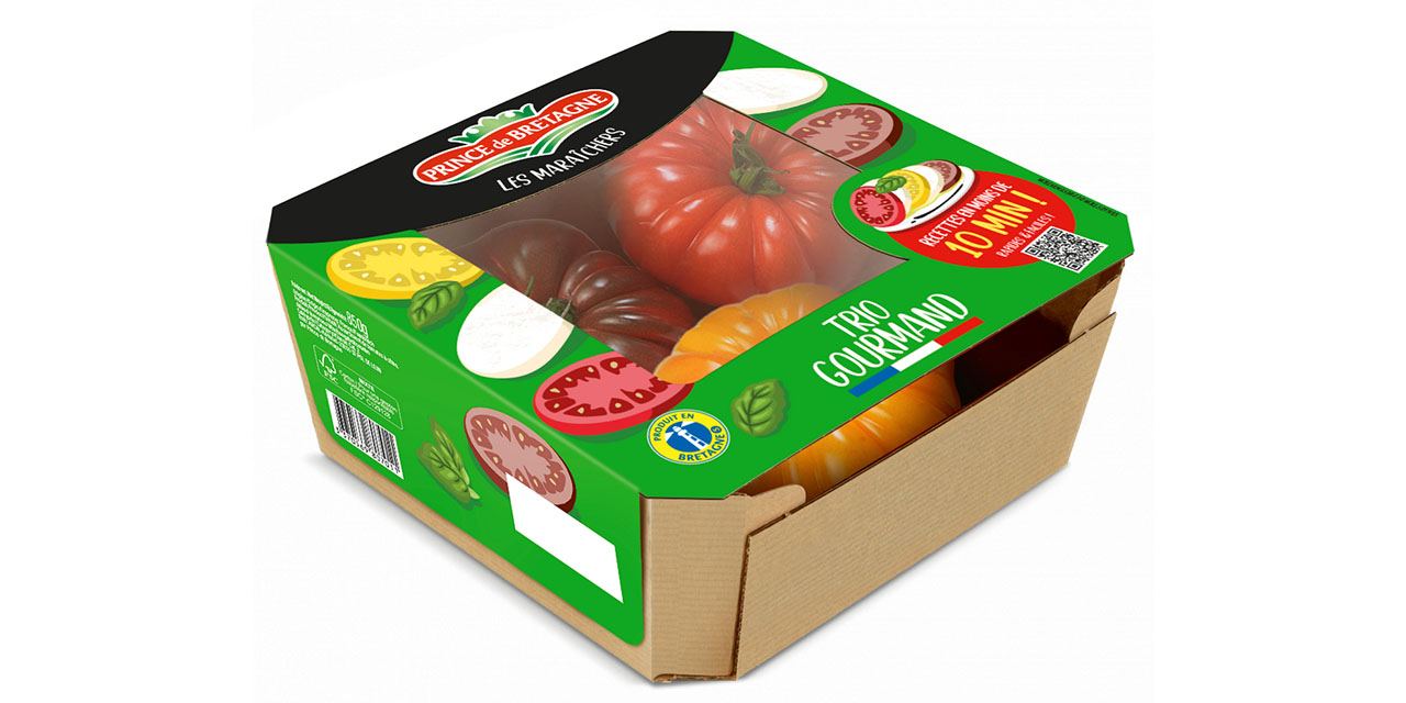 Prince de Bretagne lance deux barquettes de tomates
