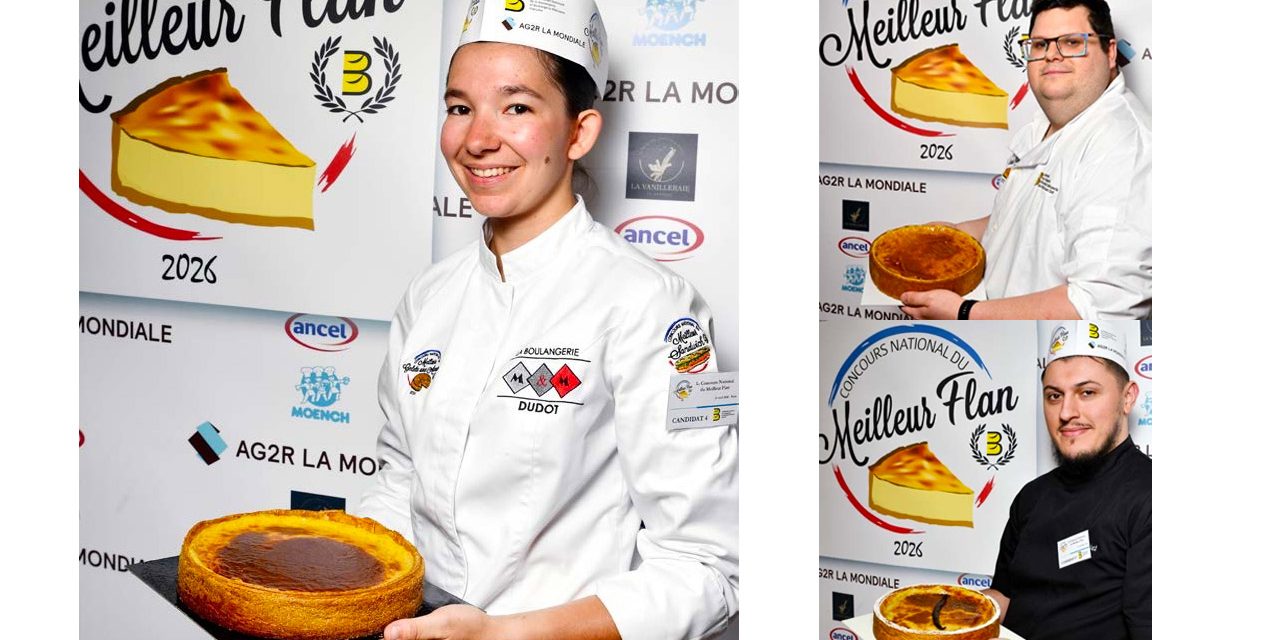 Le palmarès du 1er Concours National du Meilleur Flan