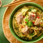 Sauté de veau au curry et courgettes