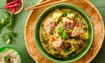 Sauté de veau au curry et courgettes