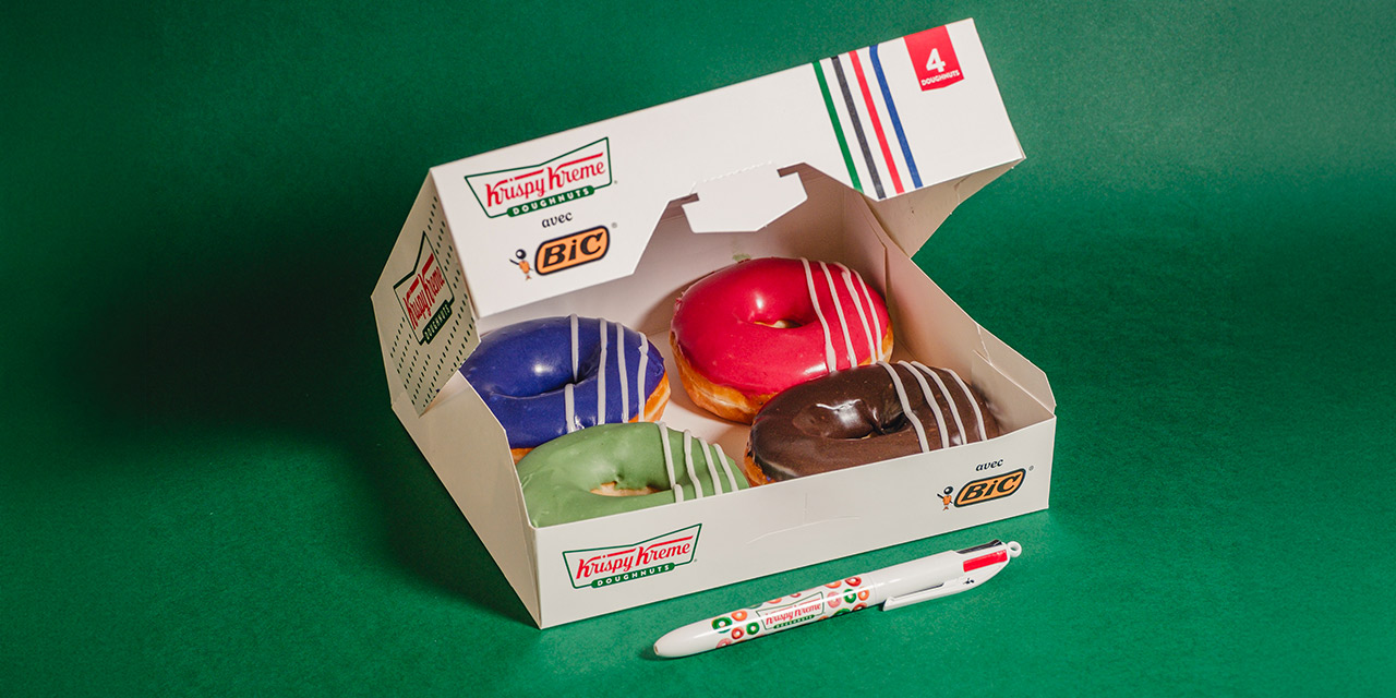 BIC et Krispy Kreme : le duo gourmand des révisions !