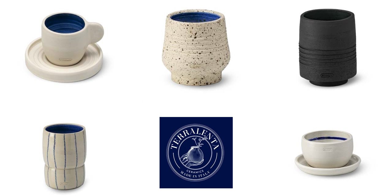 Tasses artisanales De&rsquo;Longhi x Terralenta
