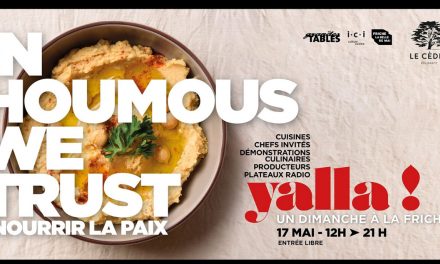 L&rsquo;houmous acte de résistance et de paix
