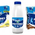 Lactel Protéines, nature, chocolat et vanille