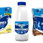 Lactel Protéines, nature, chocolat et vanille