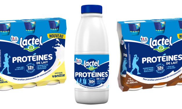 Lactel Protéines, nature, chocolat et vanille