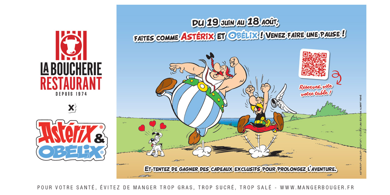 Cet été Asterix et Obelix s&rsquo;installent à La Boucherie