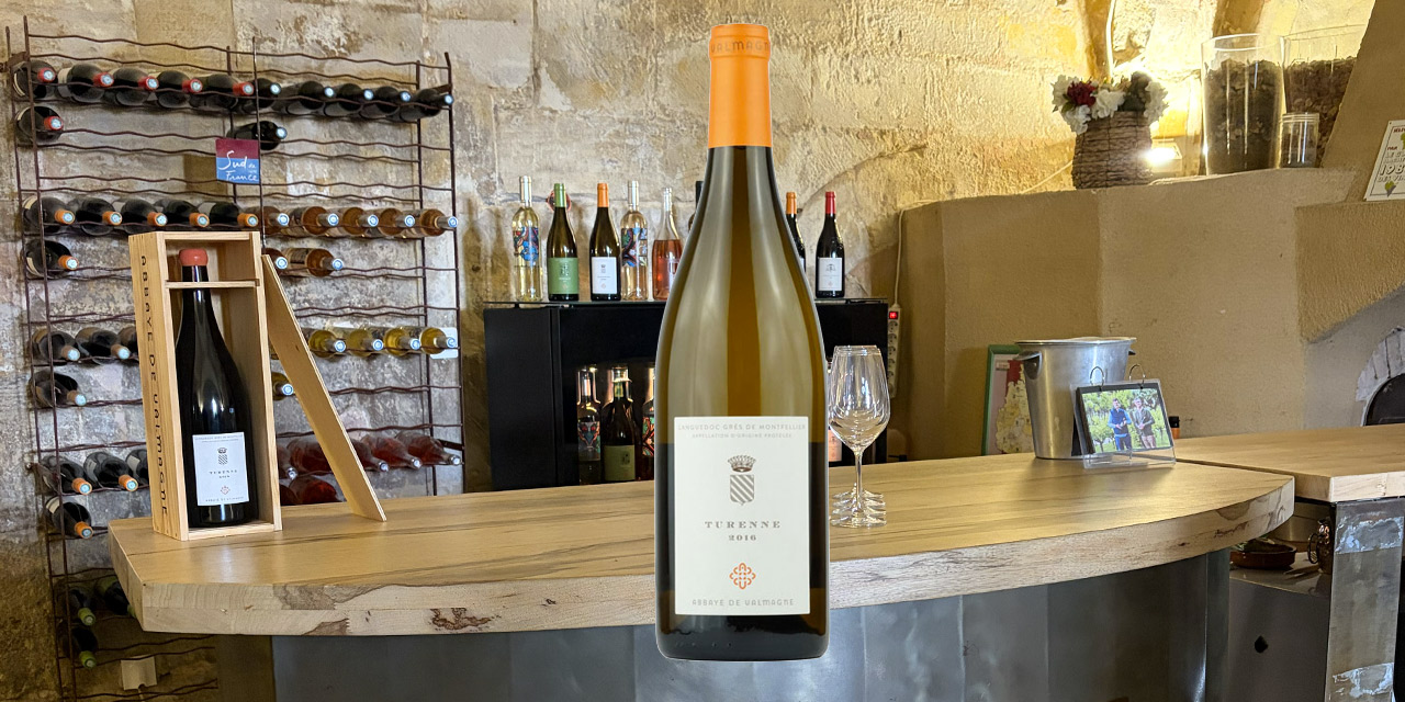 Turenne blanc 2025, Abbaye de Valmagne. Bouteille du Week-End