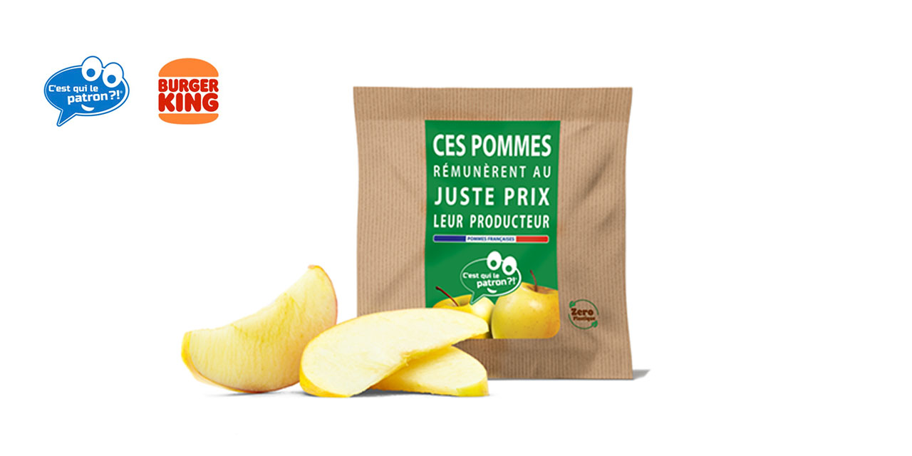 Burger King croque la pomme française avec C&rsquo;est qui le Patron ?!